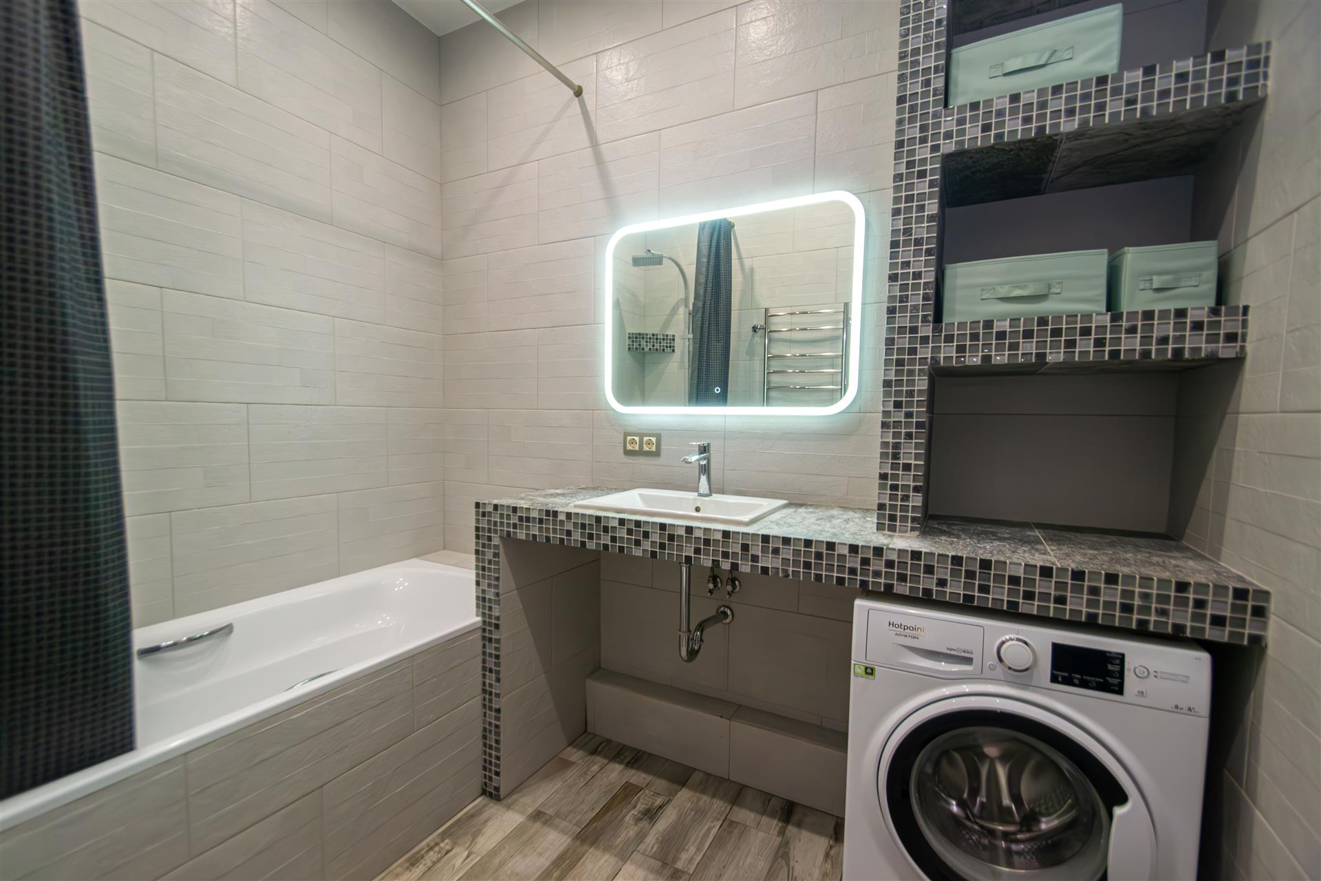 Фото №14: 2-комнатная квартира 78 м² - Краснодар, Западный внутригородской округ, Центральный, Центральный внутригородской округ, мкр. жилой комплекс Адмирал, ул. Кубанская набережная, 39