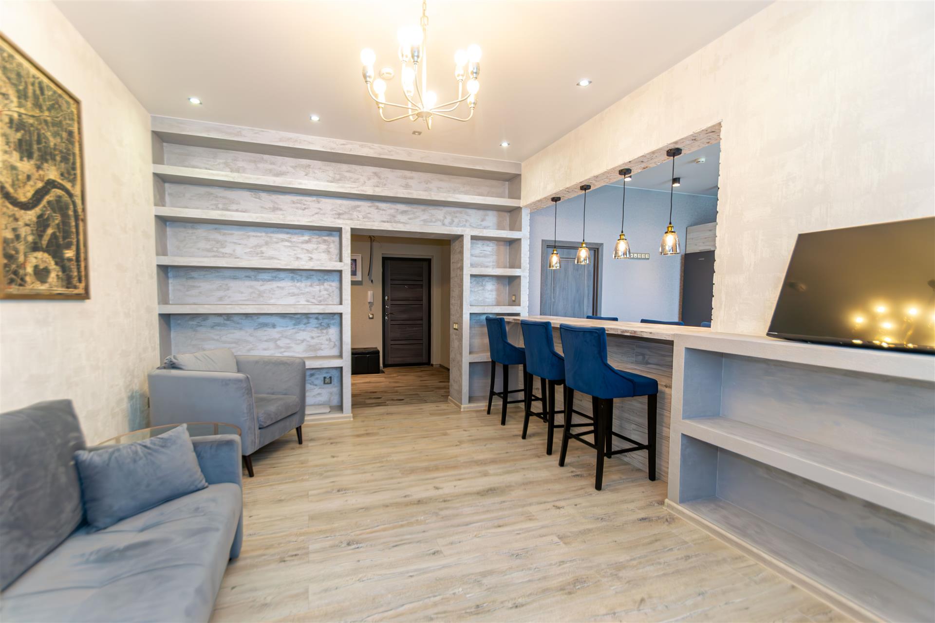 Фото №7: 2-комнатная квартира 78 м² - Краснодар, Западный внутригородской округ, Центральный, Центральный внутригородской округ, мкр. жилой комплекс Адмирал, ул. Кубанская набережная, 39