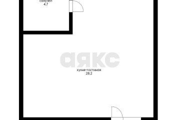 Фото №3: Студия 32 м² - Новая Адыгея, мкр. жилой комплекс Мега, ул. Бжегокайская, 90/5к3