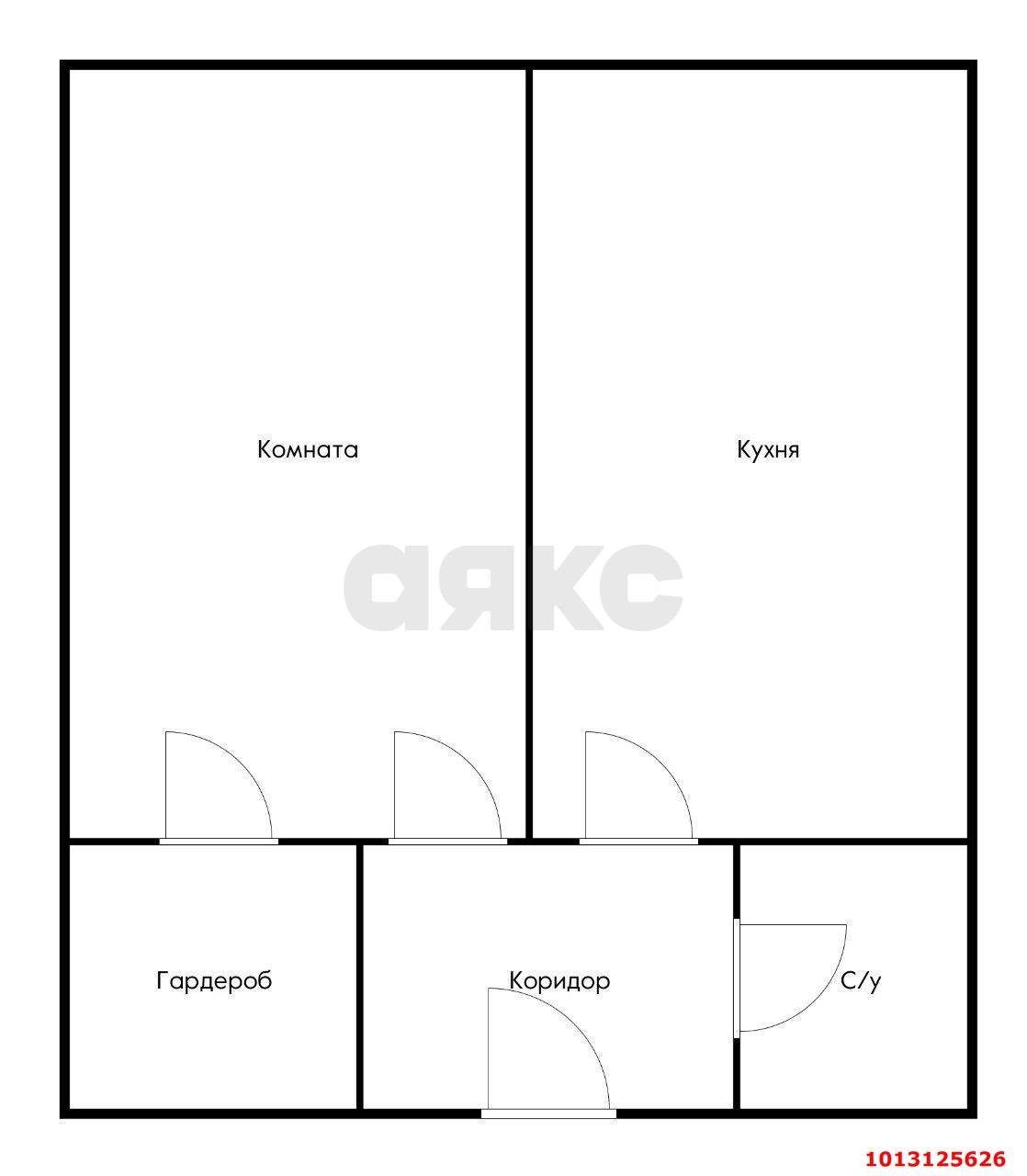 Фото №3: 1-комнатная квартира 41 м² - Краснодар, Музыкальный, ул. имени С.С. Прокофьева, 15