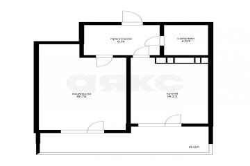 Фото №1: 1-комнатная квартира 57 м² - Краснодар, мкр. 9-й километр, 