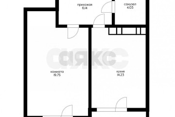 Фото №1: 1-комнатная квартира 57 м² - Краснодар, мкр. 9-й километр, 