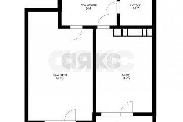 Фото №1: 1-комнатная квартира 57 м² - Краснодар, мкр. 9-й километр, 