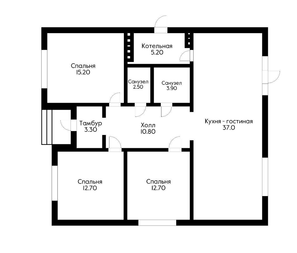 Фото №2: Дом 101 м² + 6.47 сот. - Приреченский, ул. Парковая, 16