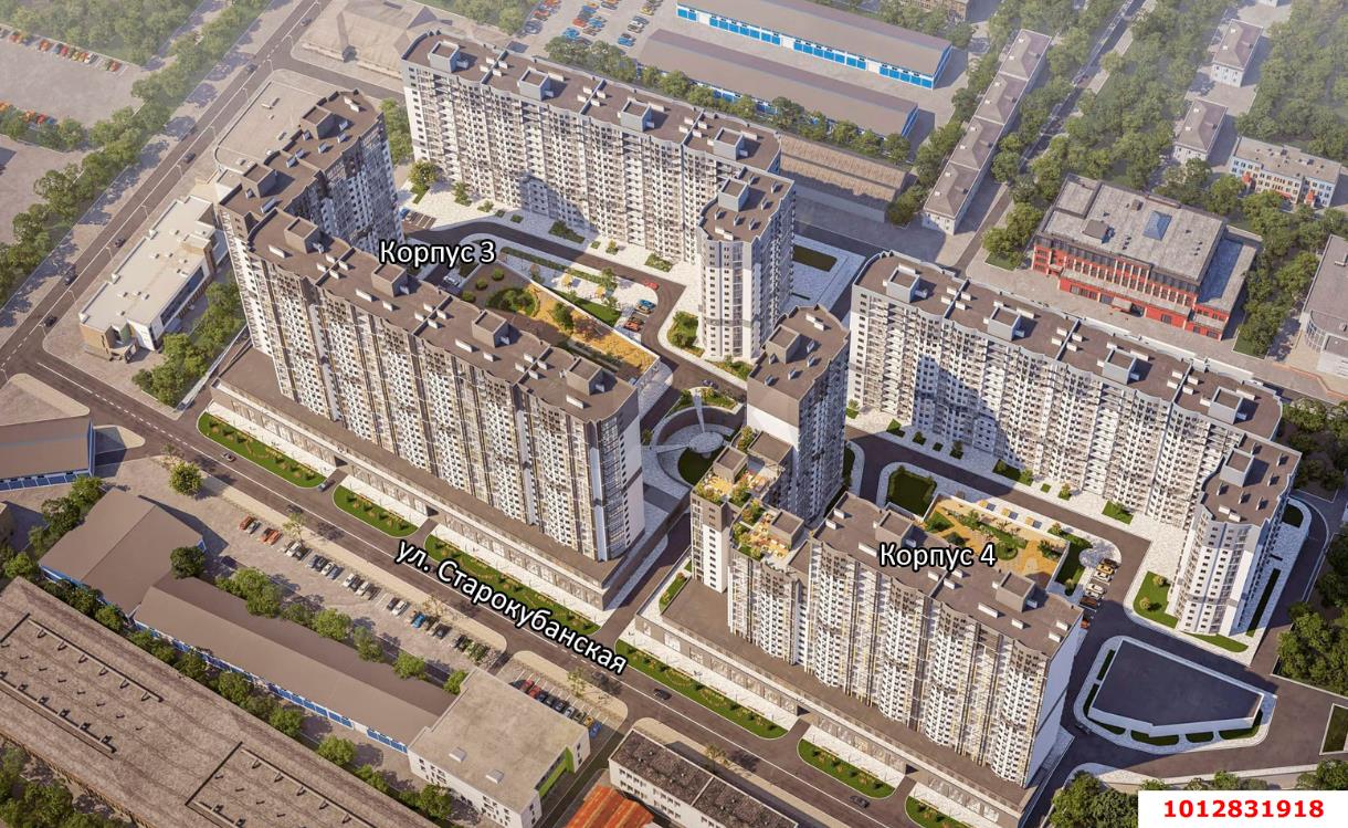 Фото №5: 1-комнатная квартира 42 м² - Краснодар, жилой комплекс Кино, ул. Уральская, 100/5
