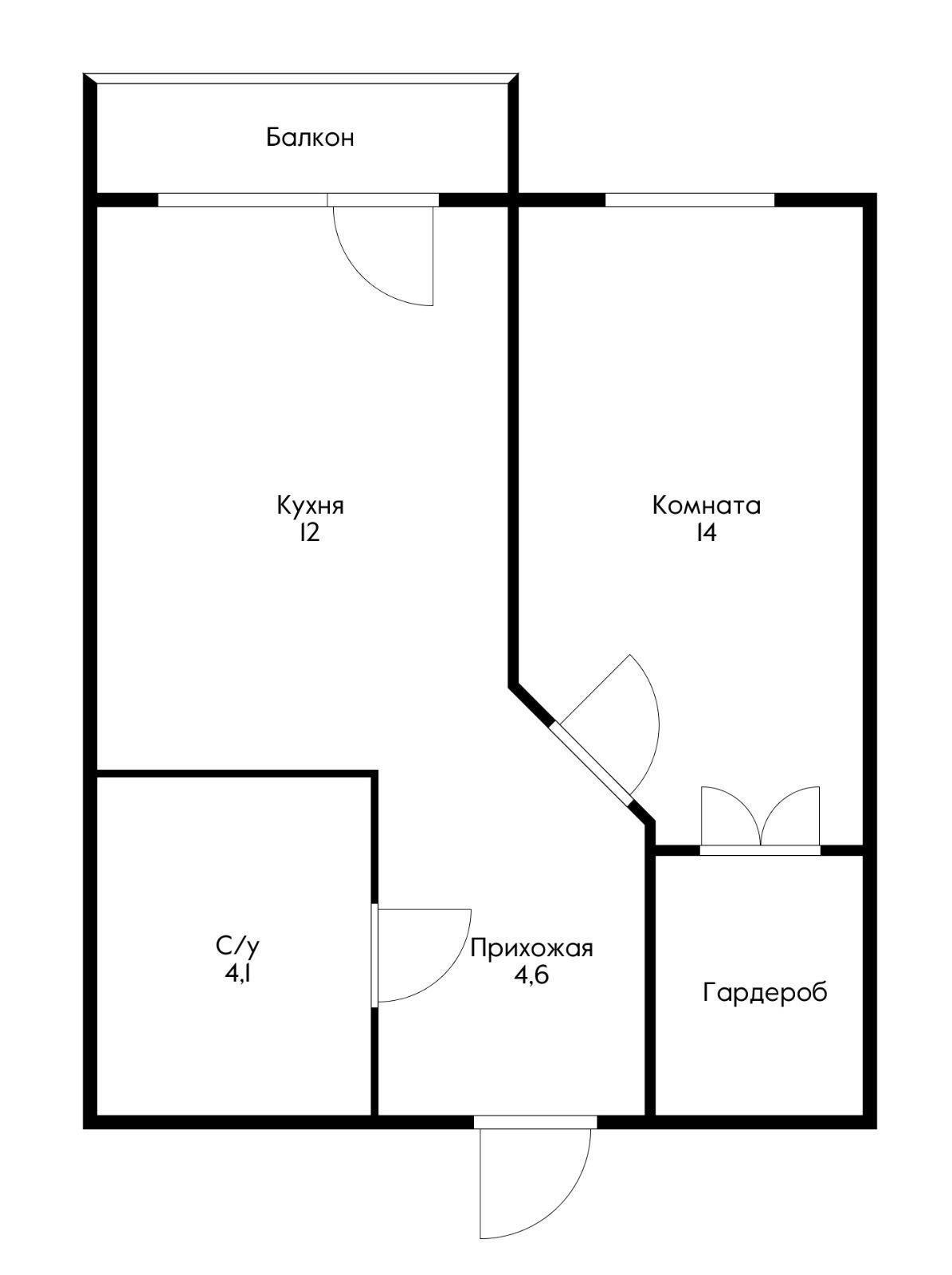Фото №12: 1-комнатная квартира 41 м² - Краснодар, Прикубанский внутригородской округ, Россинского, мкр. жилой комплекс Символ, ул. Командорская, 9/1