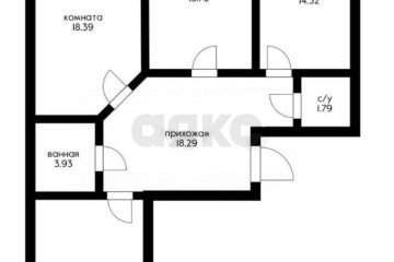 Фото №4: 3-комнатная квартира 100 м² - Краснодар, мкр. жилой комплекс Авиатор, 