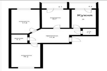 Фото №4: 3-комнатная квартира 98 м² - Краснодар, мкр. Гидростроителей, ул. имени Валерия Гассия, 2