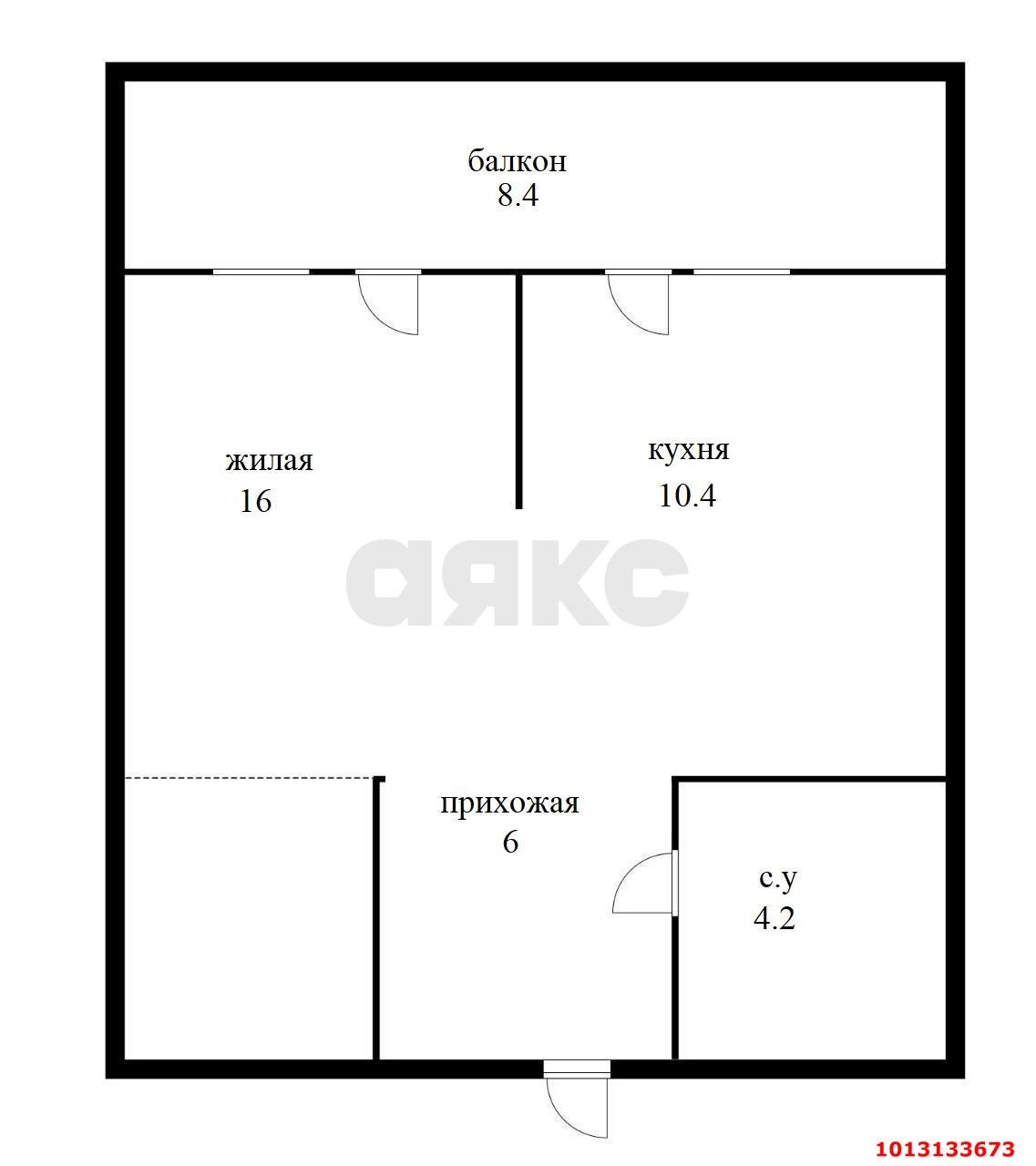 Фото №14: 1-комнатная квартира 40 м² - Краснодар, жилой комплекс Отражение, ул. Конгрессная, 41к1