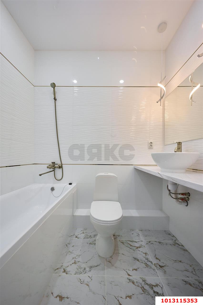 Фото №5: 1-комнатная квартира 33 м² - Краснодар, ЖК Акварели-2, ул. Тепличная, 62/1к4