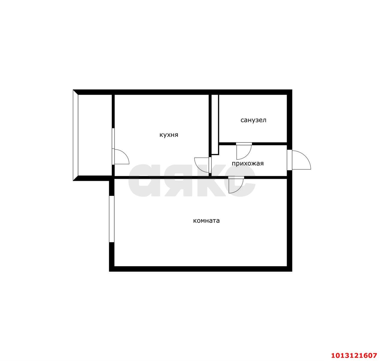 Фото №8: 1-комнатная квартира 34 м² - Краснодар, Восточно-Кругликовский, ул. Черкасская, 137