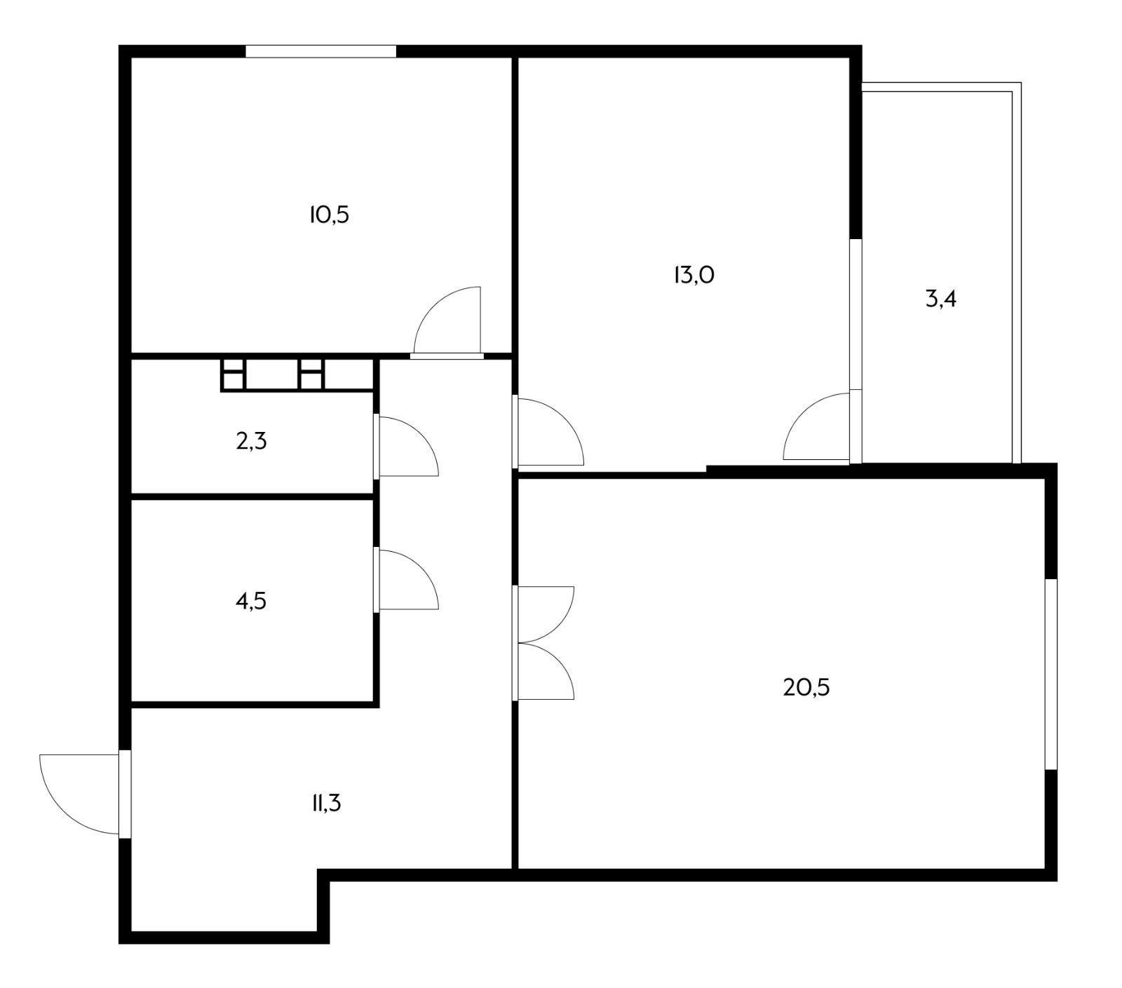Фото №9: 2-комнатная квартира 66 м² - Краснодар, жилой комплекс Сормовский, Карасунский внутригородской округ, мкр. Комсомольский, ул. Сормовская, 202/1