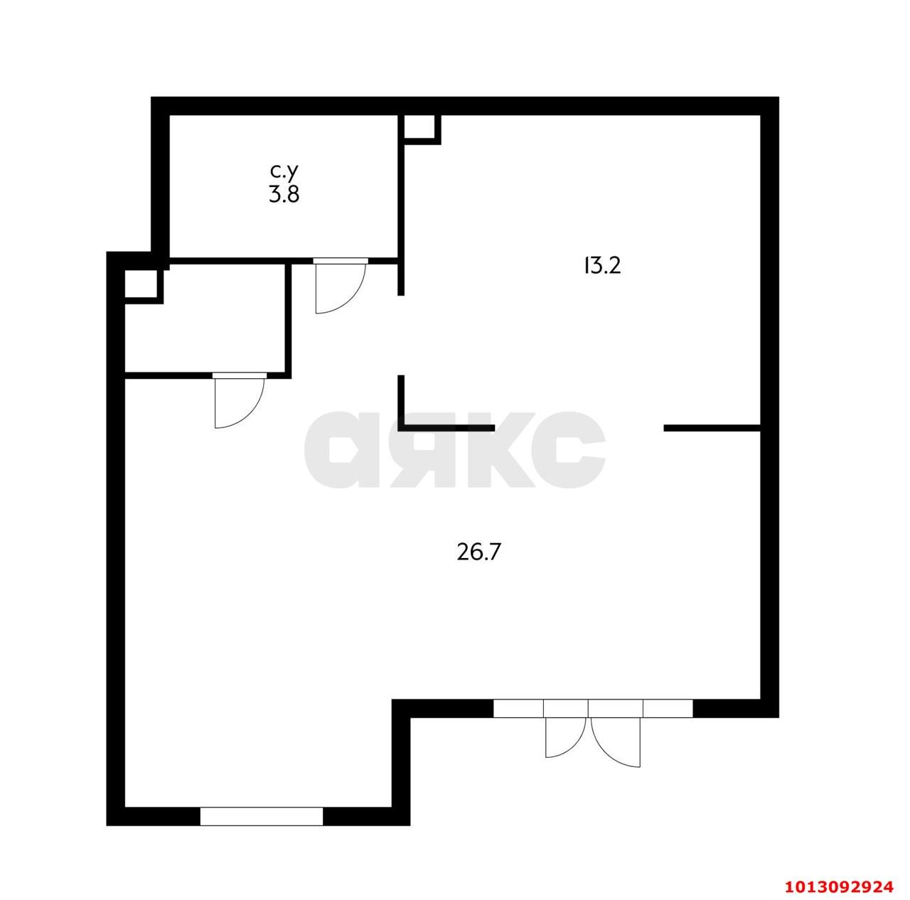 Фото №3: Коммерция 46 м² - Краснодар, Прикубанский внутригородской округ, мкр. жилой комплекс Ракурс, ул. имени Героя Ростовского, 8к3