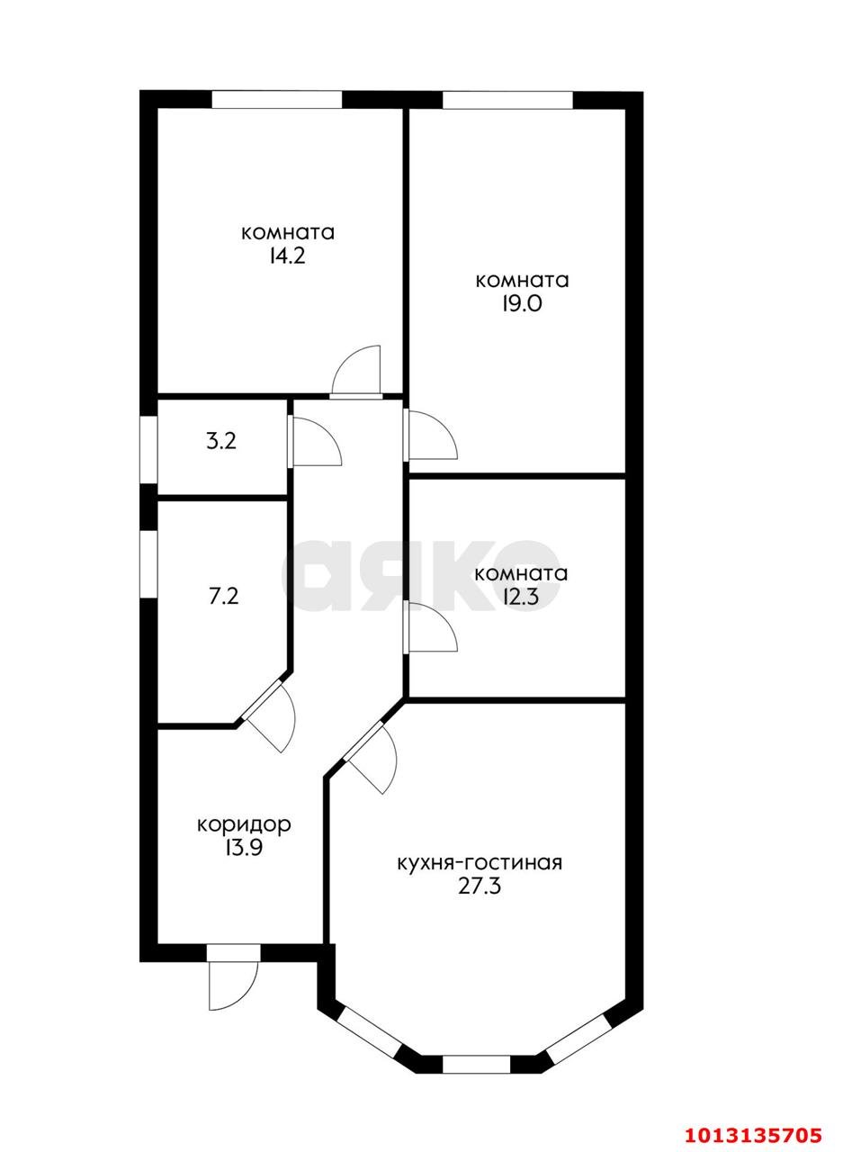 Фото №6: Дом 97 м² + 4.01 сот. - СПК Прогресс, Прикубанский внутригородской округ, пр-кт Кубанских Зорь, 143