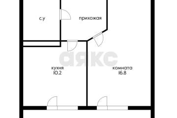 Фото №1: 1-комнатная квартира 39 м² - Краснодар, мкр. 7-й квартал, ул. имени Героя Николая Шевелёва, 17