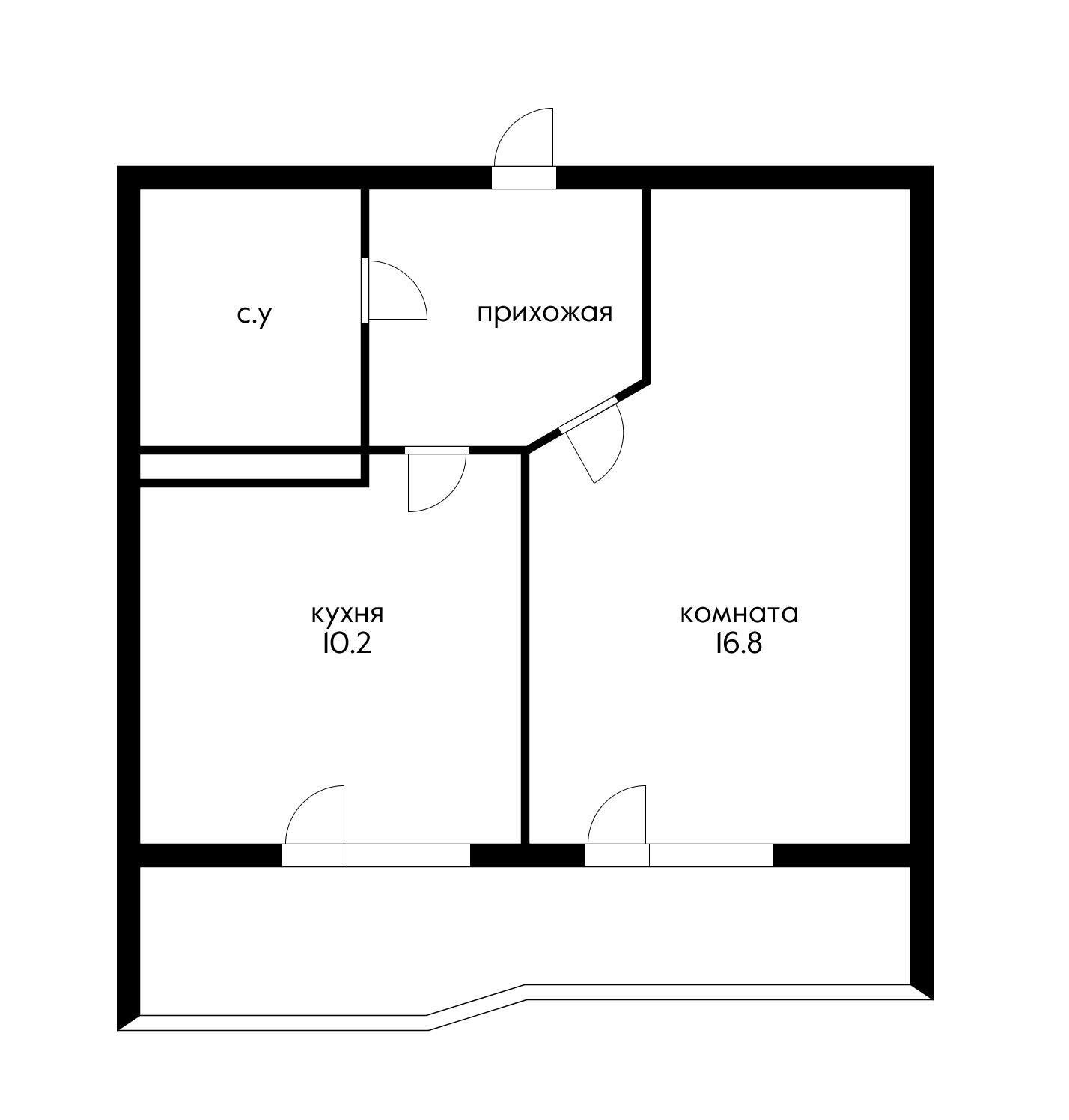 Фото №9: 1-комнатная квартира 39 м² - Краснодар, Прикубанский внутригородской округ, Губернский, мкр. 7-й квартал, ул. имени Героя Николая Шевелёва, 17