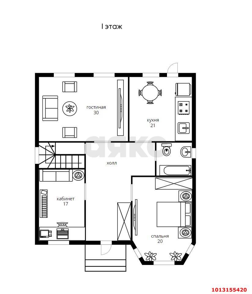 Фото №3: Дом 280 м² + 4 сот. - Краснодар, Прикубанский внутригородской округ, Калинино, мкр. Завод Радиоизмерительных Приборов, ул. Вологодская, 55
