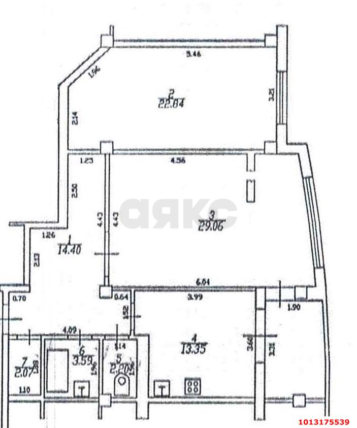 Фото №13: 2-комнатная квартира 92 м² - Краснодар, Центральный, ул. Красина, 9/1