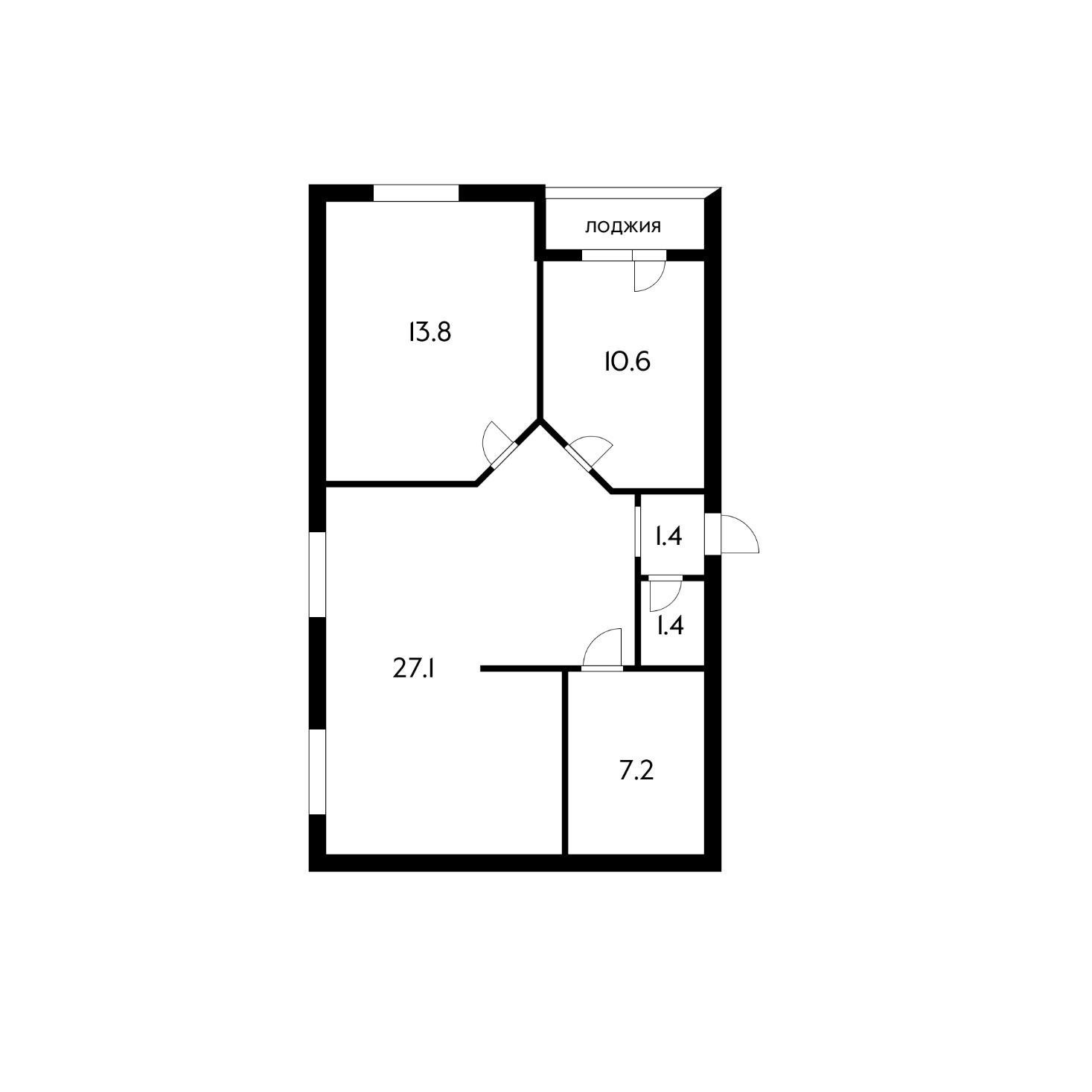Фото №12: 3-комнатная квартира 63 м² - Краснодар, Прикубанский внутригородской округ, Завод Радиоизмерительных Приборов, мкр. Музыкальный, пер. Шаляпина, 4