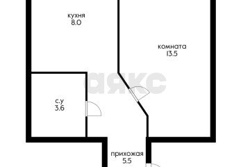 Фото №3: 1-комнатная квартира 30 м² - Новая Адыгея, ул. Береговая, 2/5