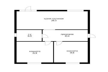 Фото №4: Дом 113 м² - Аэропорт, мкр. Прикубанский внутригородской округ, ул. Цветочная, 15