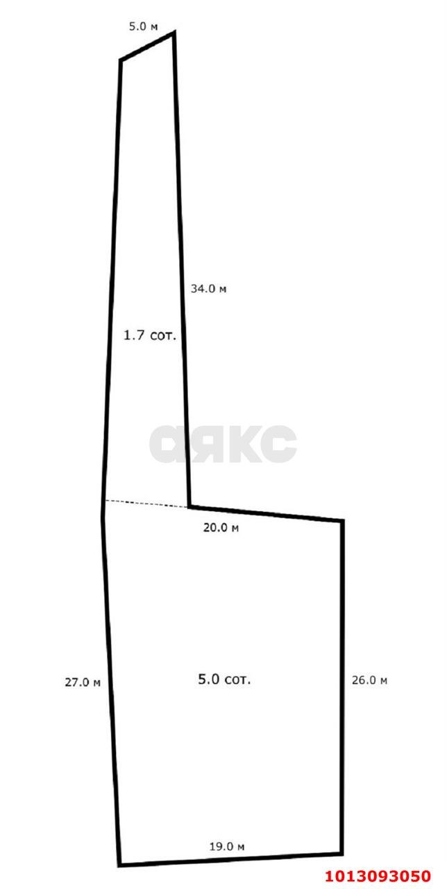 Фото №3: Земельный участок под ИЖС - Яблоновский, ул. Первомайская, 50/1