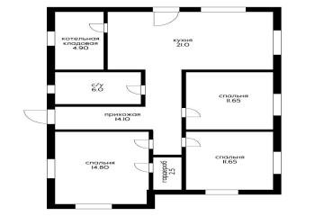 Фото №2: Дом 90 м² - Елизаветинская, ст Роднички, ул. Яблоневая, 6