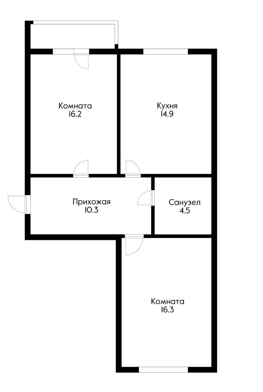 Фото №16: 2-комнатная квартира 66 м² - Краснодар, Почтовый, Карасунский внутригородской округ, мкр. Гидростроителей, пр-кт имени писателя Знаменского, 9к1