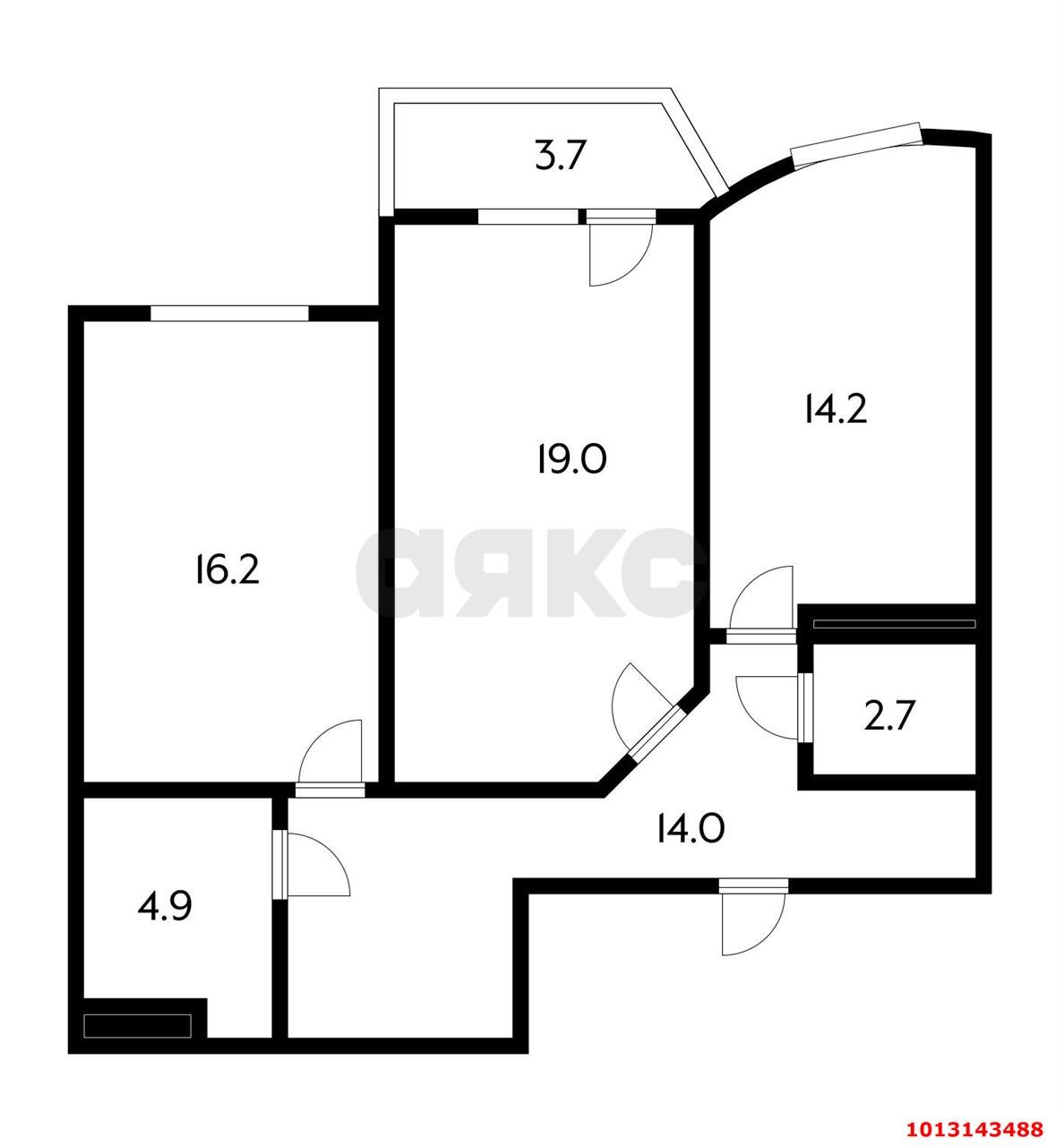 Фото №30: 2-комнатная квартира 74 м² - Краснодар, Гидростроителей, ул. Парусная, 10к2