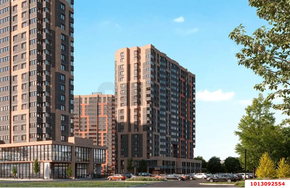 Фото №2: 1-комнатная квартира 40 м² - Краснодар, Догма Парк, ул. Марины Цветаевой, 17к1
