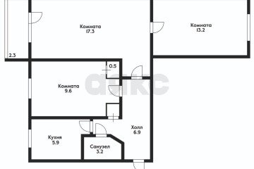 Фото №5: 3-комнатная квартира 56 м² - Динская, ул. Красная, 88