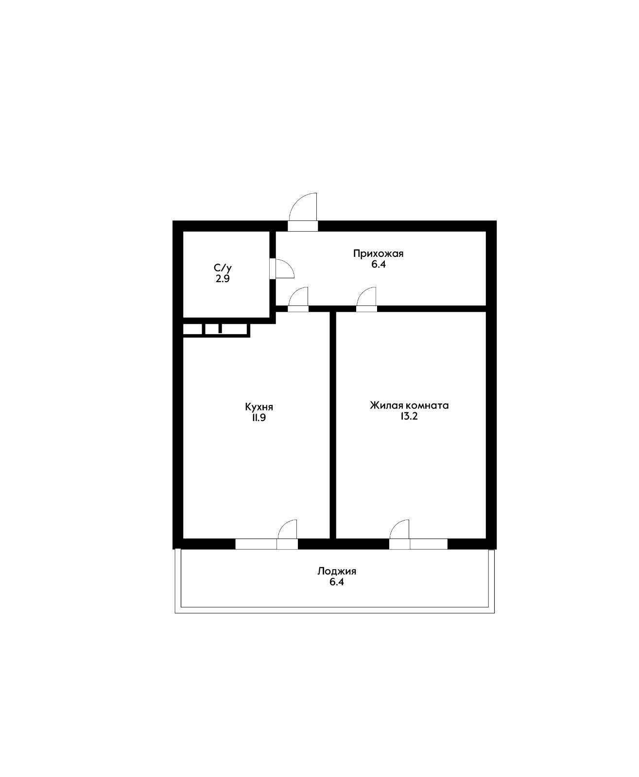 Фото №10: 1-комнатная квартира 36 м² - Краснодар, Прикубанский внутригородской округ, мкр. жилой комплекс Гармония, ул. имени Валерия Вишневецкого, 7к1