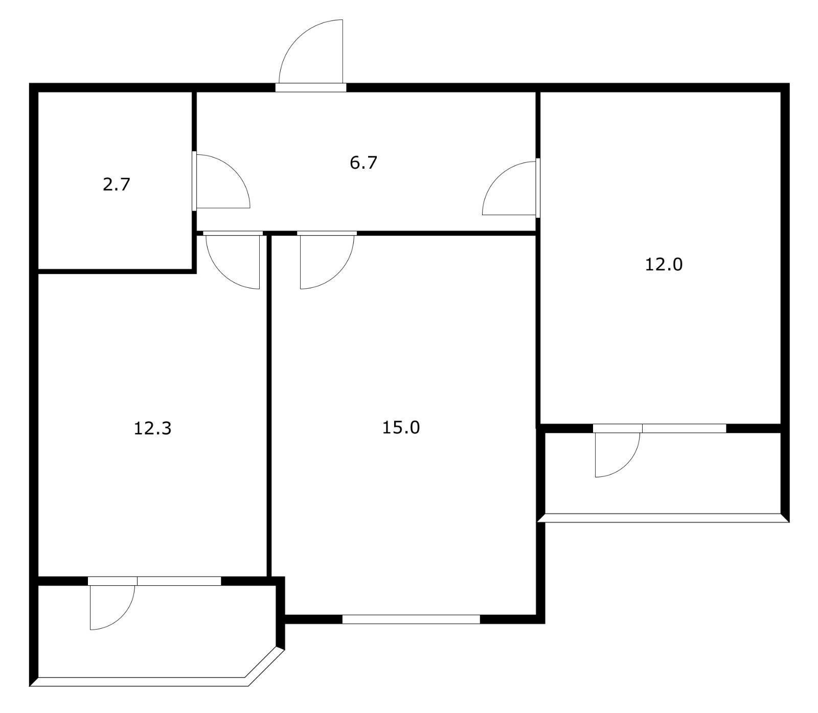 Фото №1: 2-комнатная квартира 63 м² - Краснодар, Прикубанский внутригородской округ, мкр. Губернский, ул. имени Героя Николая Шевелёва, 3/1