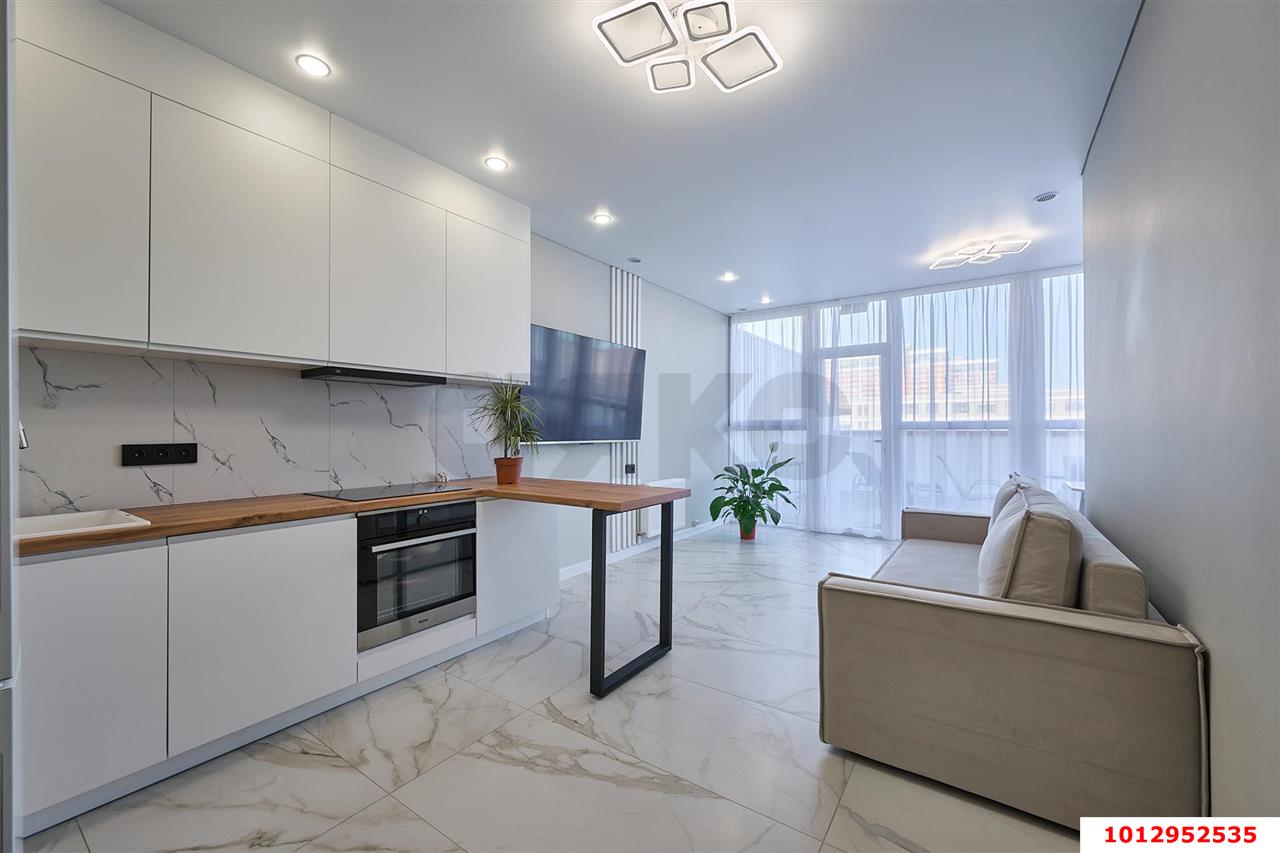 Фото №2: 3-комнатная квартира 106 м² - Краснодар, Прикубанский внутригородской округ, мкр. жилой комплекс Самолёт-4, ул. Ивана Беличенко, 95к1