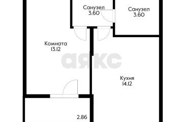 Фото №2: 1-комнатная квартира 37 м² - Краснодар, мкр. Карасунский внутригородской округ, ул. имени Владимира Жириновского, 7к2