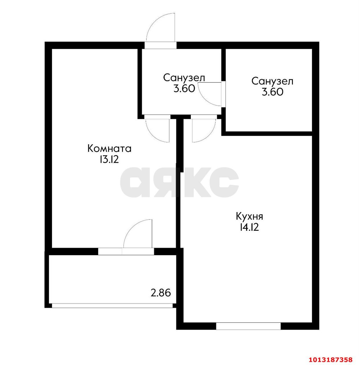 Фото №2: 1-комнатная квартира 37 м² - Краснодар, Карасунский внутригородской округ, ул. имени Владимира Жириновского, 7к2