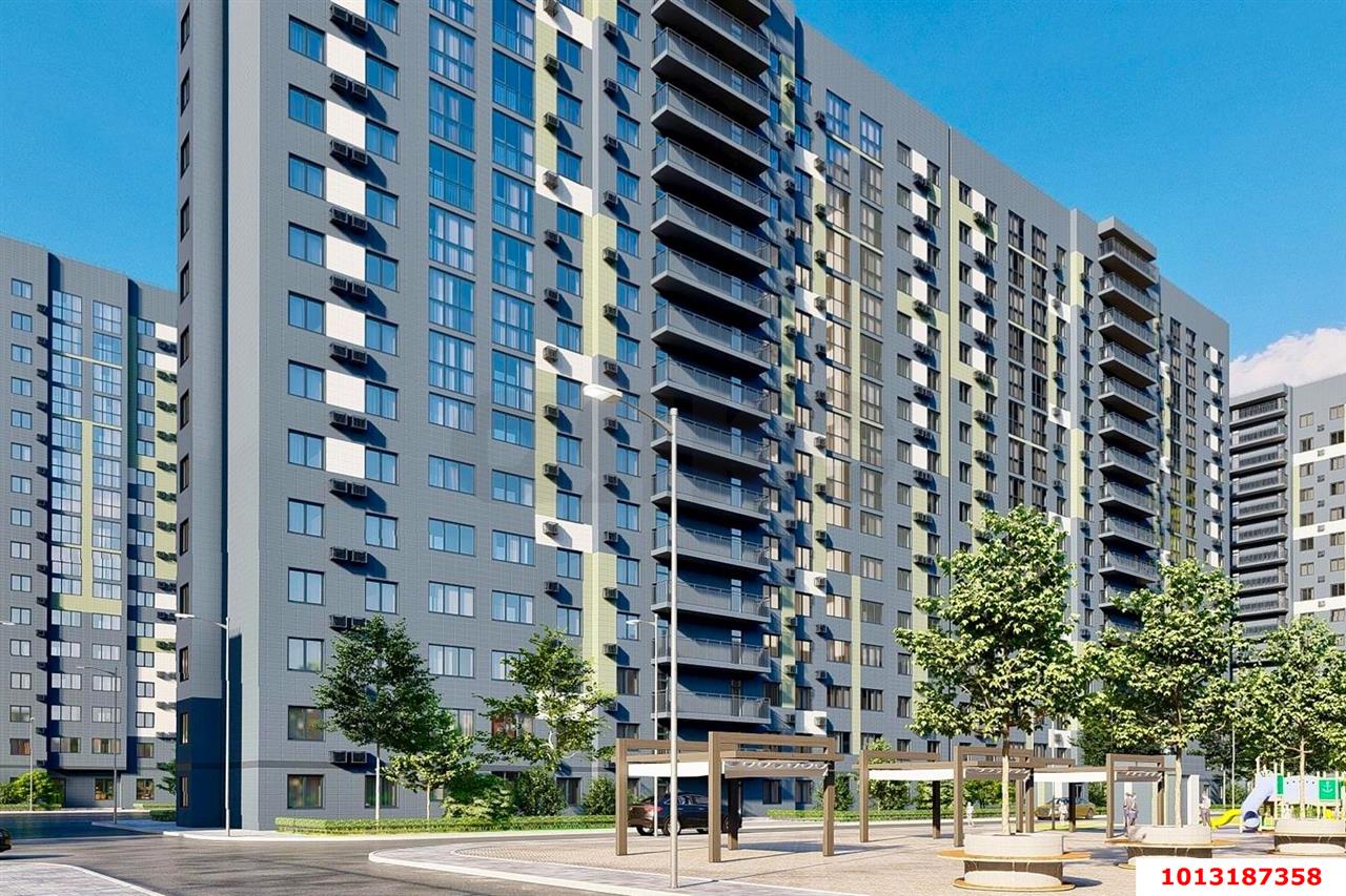 Фото №2: 1-комнатная квартира 38 м² - Краснодар, Карасунский внутригородской округ, ул. имени Владимира Жириновского, 7к2