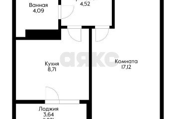 Фото №3: 1-комнатная квартира 37 м² - Краснодар, мкр. жилой комплекс Сограт, ул. Красных Партизан, 4/15