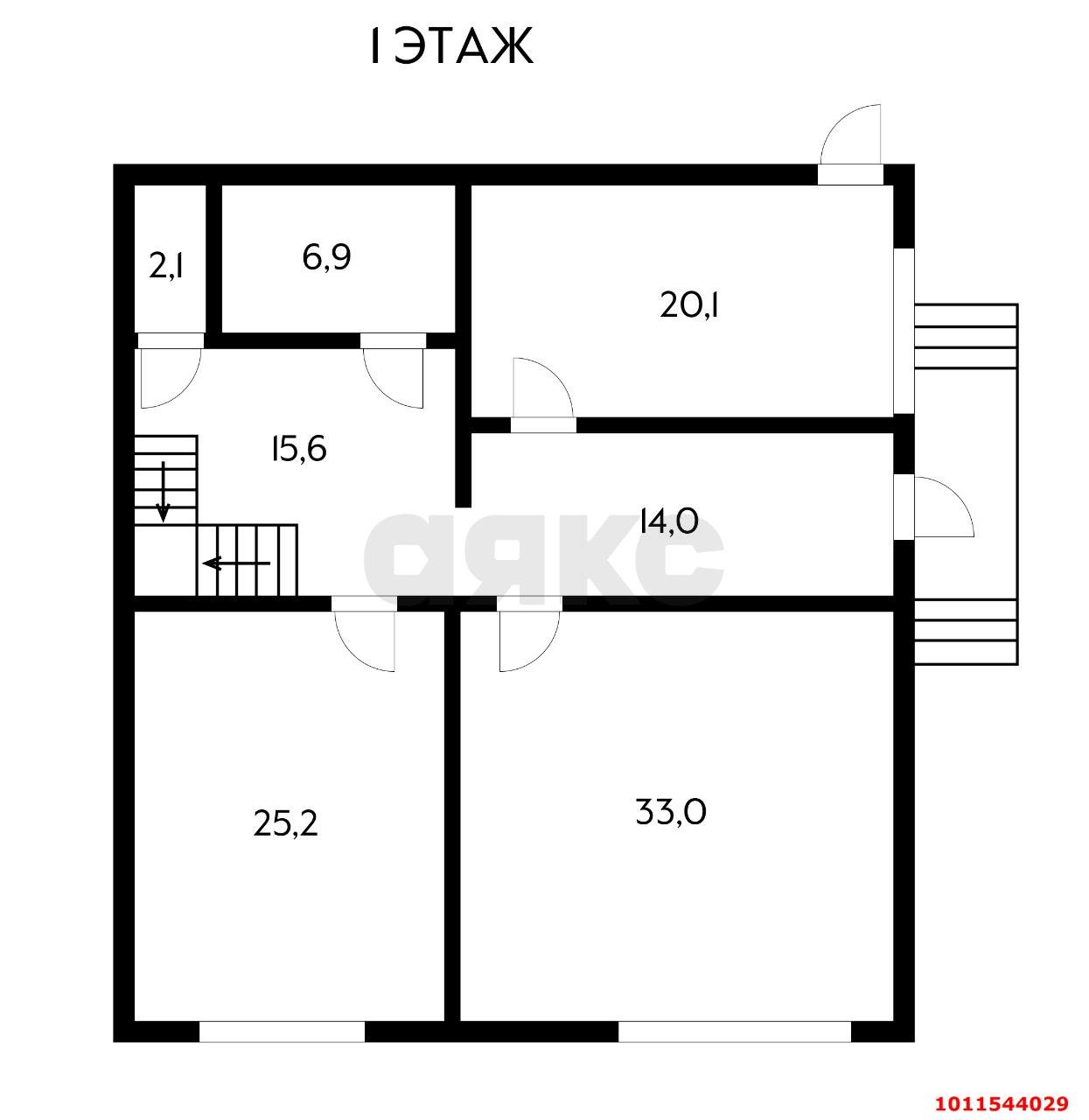 Фото №2: Дом 236 м² + 7.57 сот. - Яблоновский, ул. Ленинградская, 46