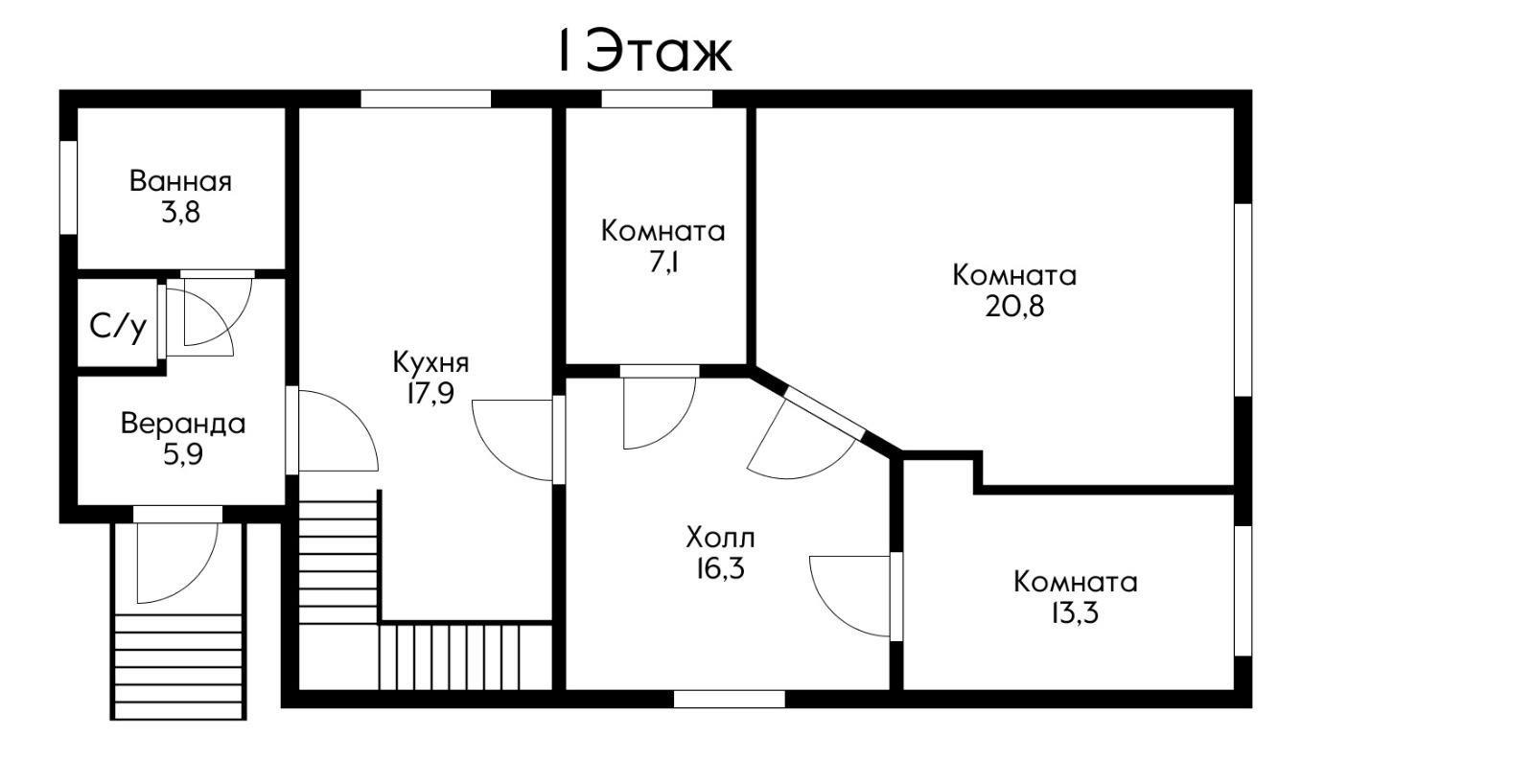 Фото №16: Дом 95 м² + 6 сот. - Северская, ул. Молодёжная, 7