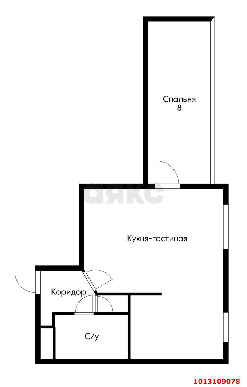 Фото №14: 1-комнатная квартира 34 м² - Краснодар, Западный внутригородской округ, ул. Красная, 45