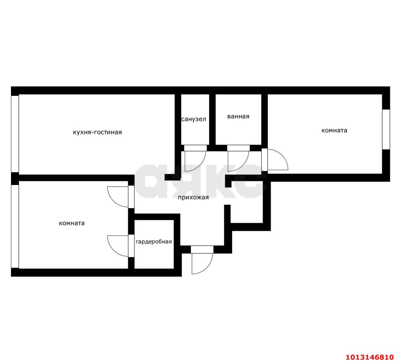 Фото №17: 2-комнатная квартира 70 м² - Краснодар, жилой комплекс На Стахановской, ул. Стахановская, 1/5