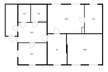 Фото №1: Дом 75 м² - Динская, ул. Комсомольская, 117