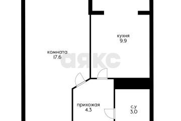 Фото №4: 1-комнатная квартира 35 м² - Краснодар, мкр. жилой комплекс Смарт Лайф, ул. Ростовское шоссе, 30Вк3