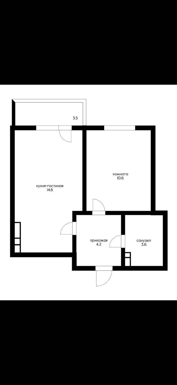 Фото №15: 1-комнатная квартира 35 м² - Краснодар, Прикубанский внутригородской округ, мкр. жилой комплекс Сармат, ул. Западный Обход, 65к1
