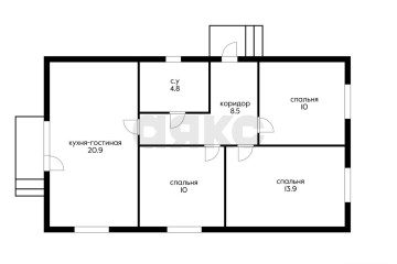 Фото №2: Дом 84 м² - Южный, п. коттеджный  Южная столица, пер. Сочинский