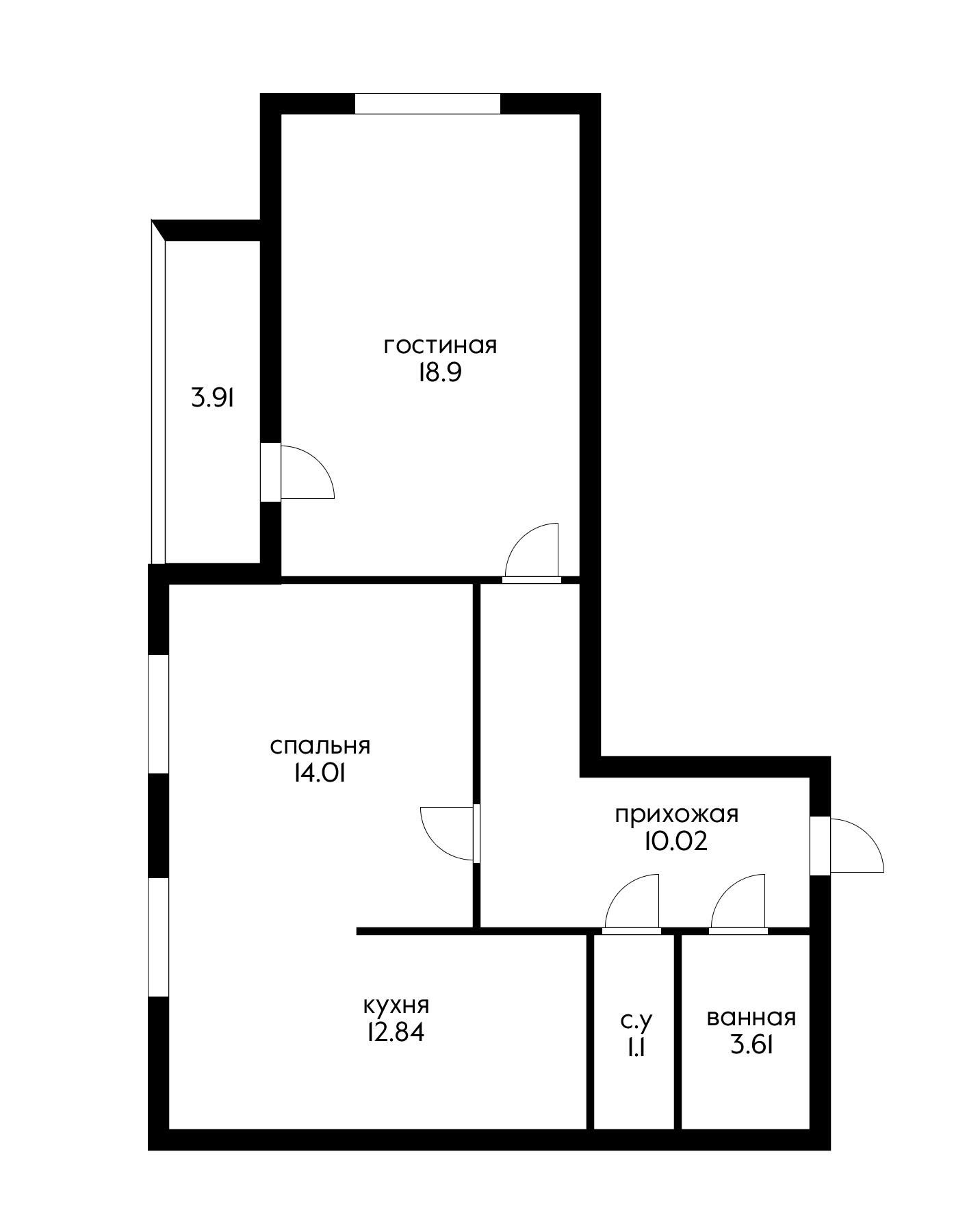 Фото №18: 2-комнатная квартира 63 м² - Краснодар, ЖК Жемчужина, Прикубанский внутригородской округ, Завод Радиоизмерительных Приборов, Музыкальный, мкр. жилой комплекс Жемчужина, ул. имени Ф.И. Шаляпина, 30/1
