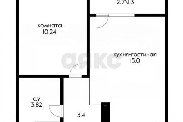 Фото №4: 1-комнатная квартира 36 м² - Краснодар, мкр. жилой комплекс Новые Сезоны, ул. Скандинавская, 1к12