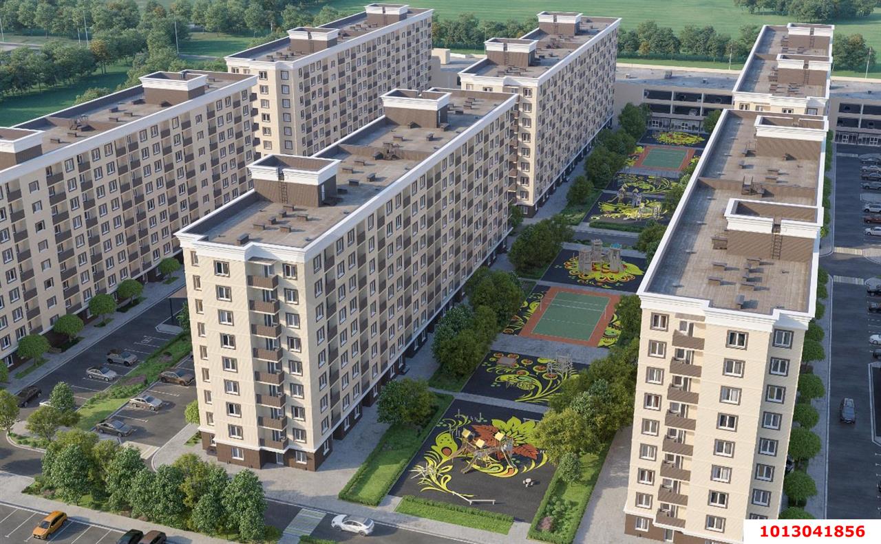 Фото №1: 1-комнатная квартира 36 м² - Краснодар, жилой комплекс Новые Сезоны, ул. Скандинавская, 1к12