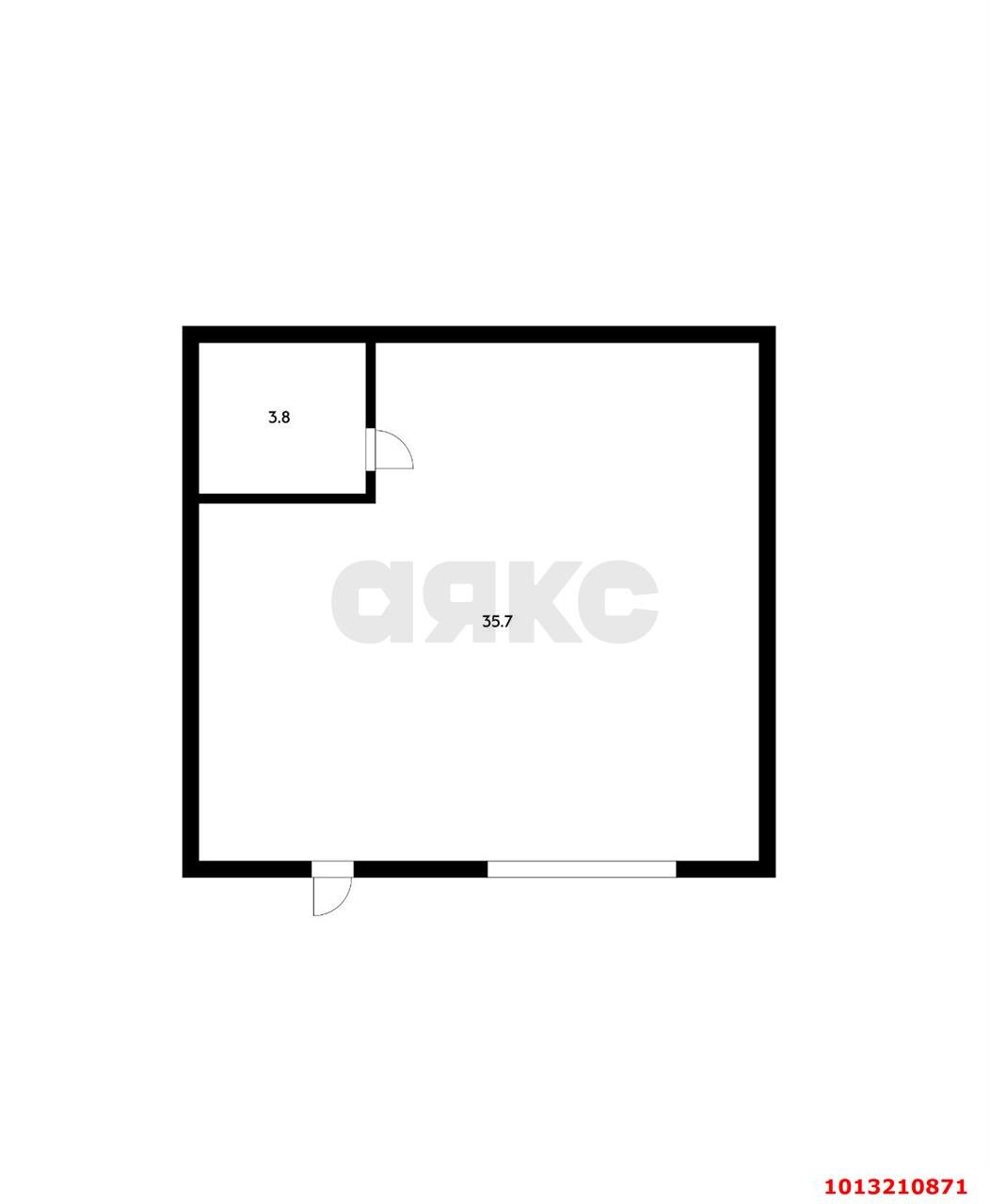 Фото №6: Офисное помещение 40 м² - Краснодар, жилой комплекс Краски, ул. Краеведа Соловьёва, 6к5